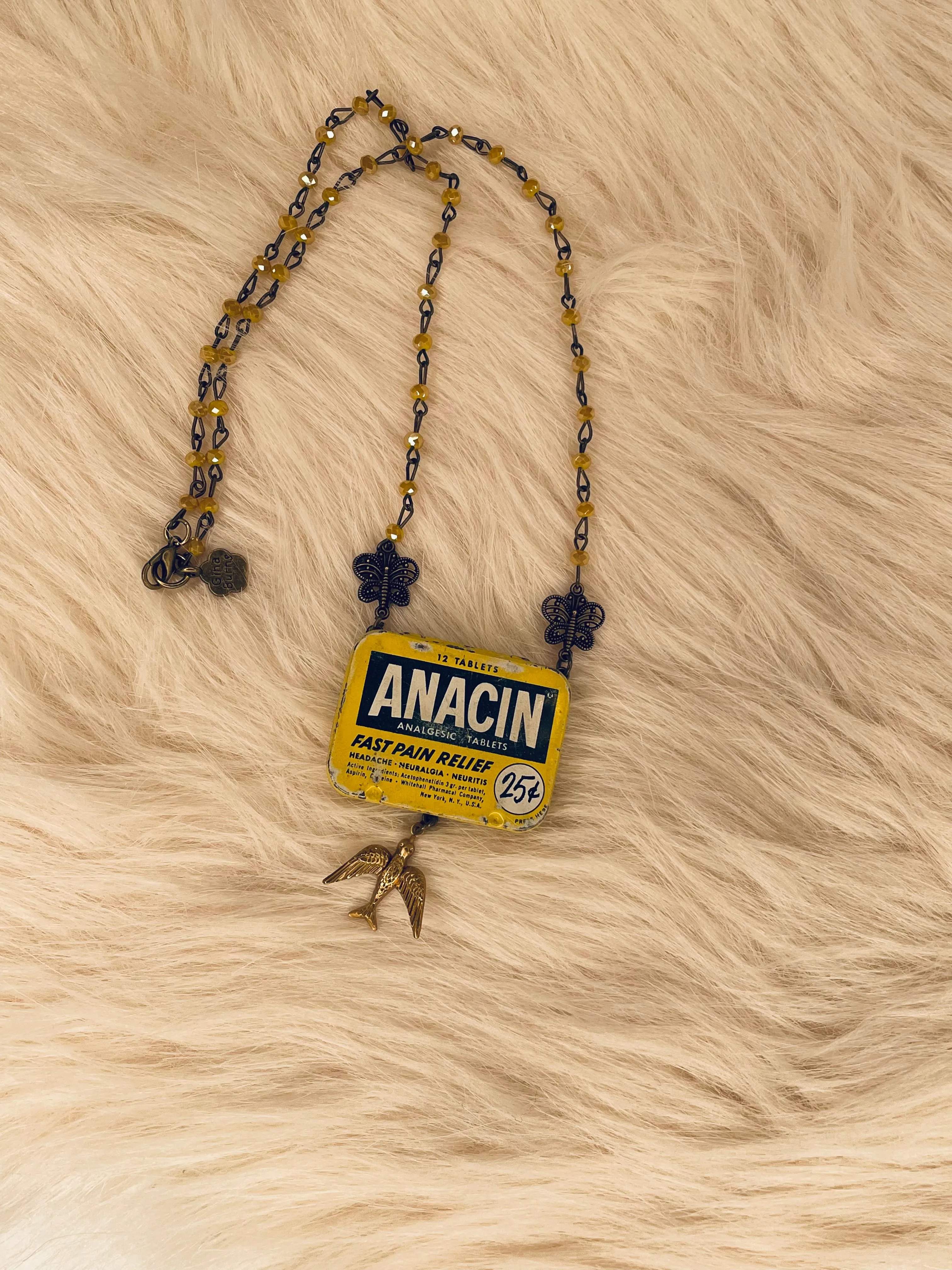Mild and Sweet Tin Necklace by Gina