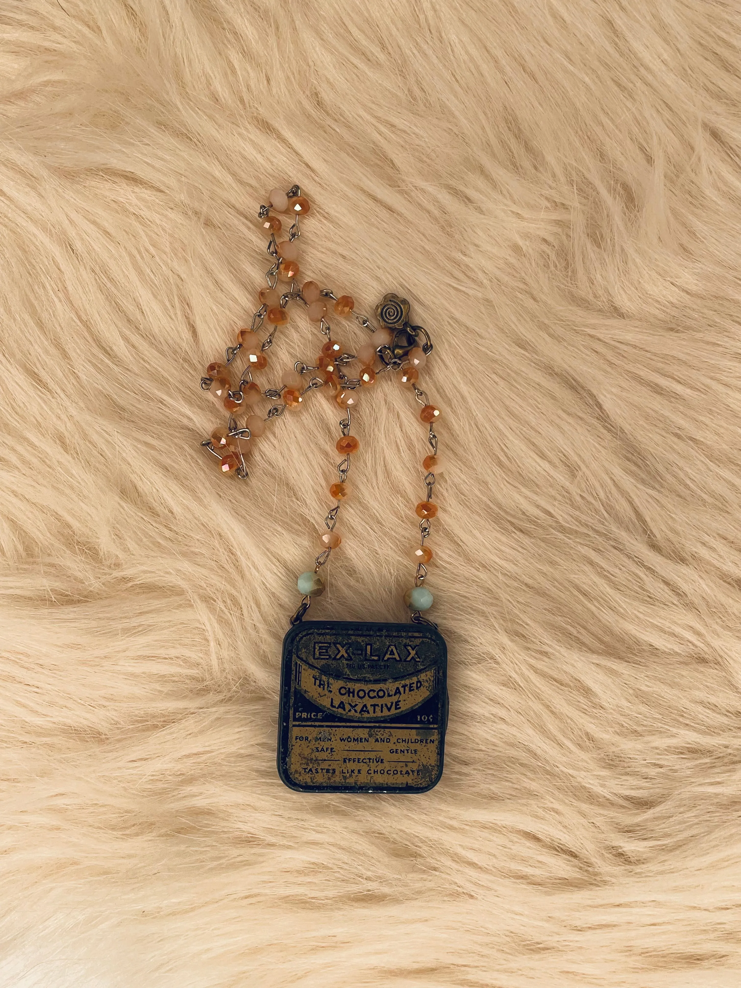Mild and Sweet Tin Necklace by Gina