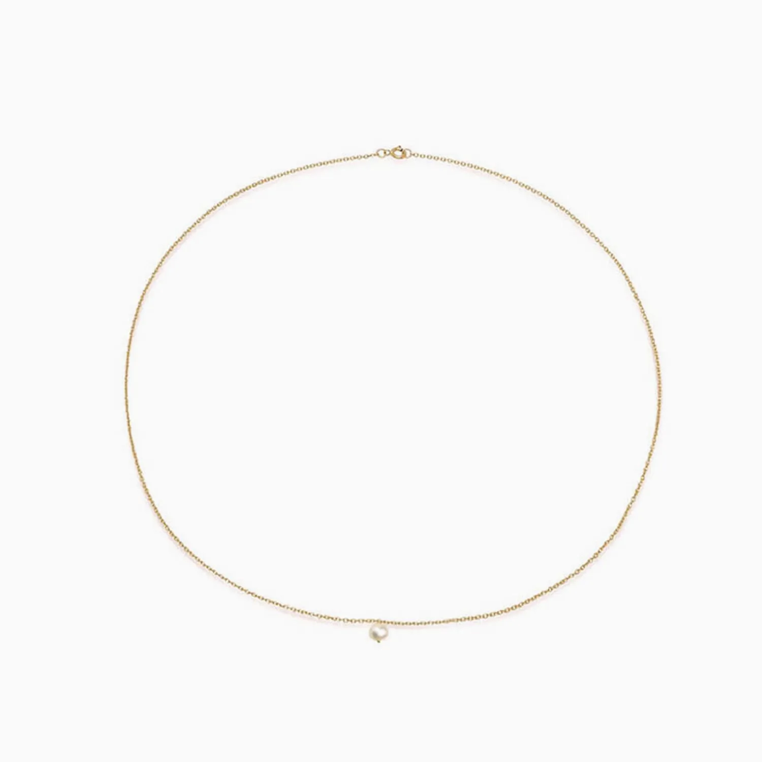 Mini Pearl Pendant Necklace