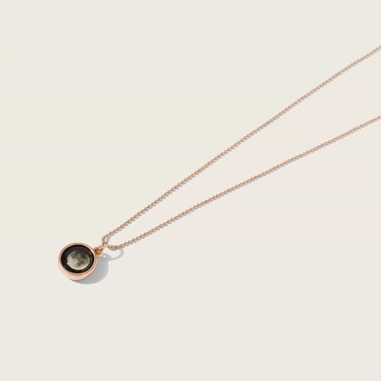 Mini Rose Gold Simplicity & Bead Chain