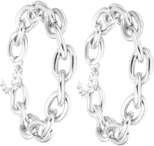 Minimalist Geometric Necklace Statement Set Aluminum Jewelry for Men Women