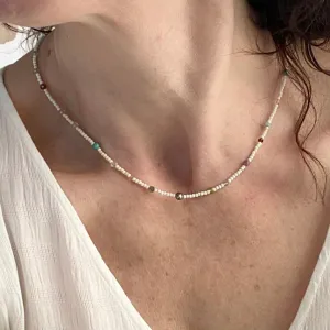 Mixed Gemstone Choker