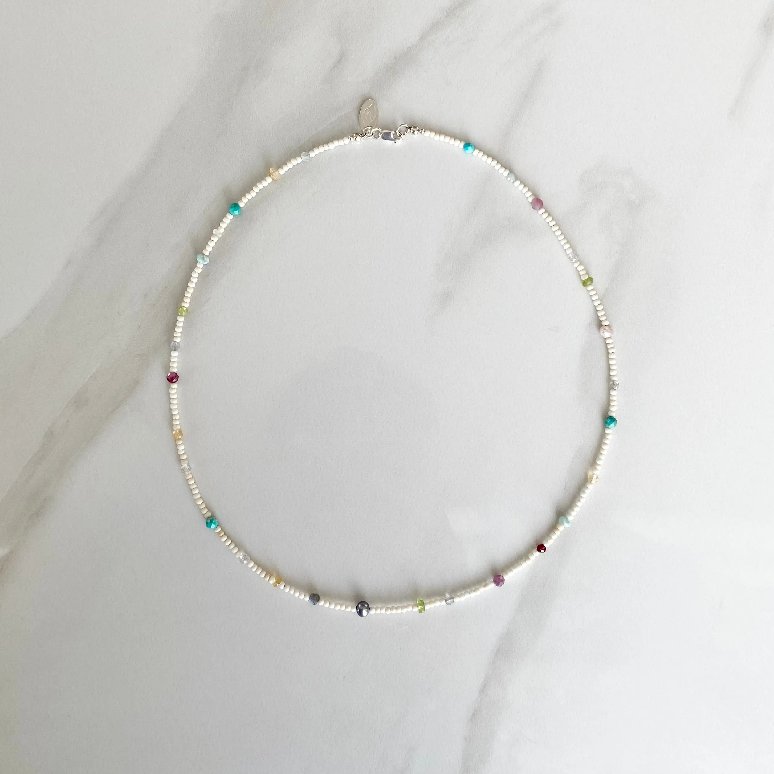 Mixed Gemstone Choker