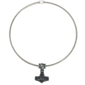 Mjolnir Celtic Torc Necklace