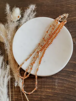 Moana Half N' Half Beaded Necklace - Neutral