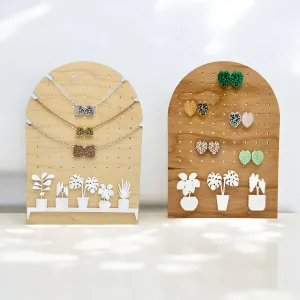 Monstera Plants Jewelry Organizer