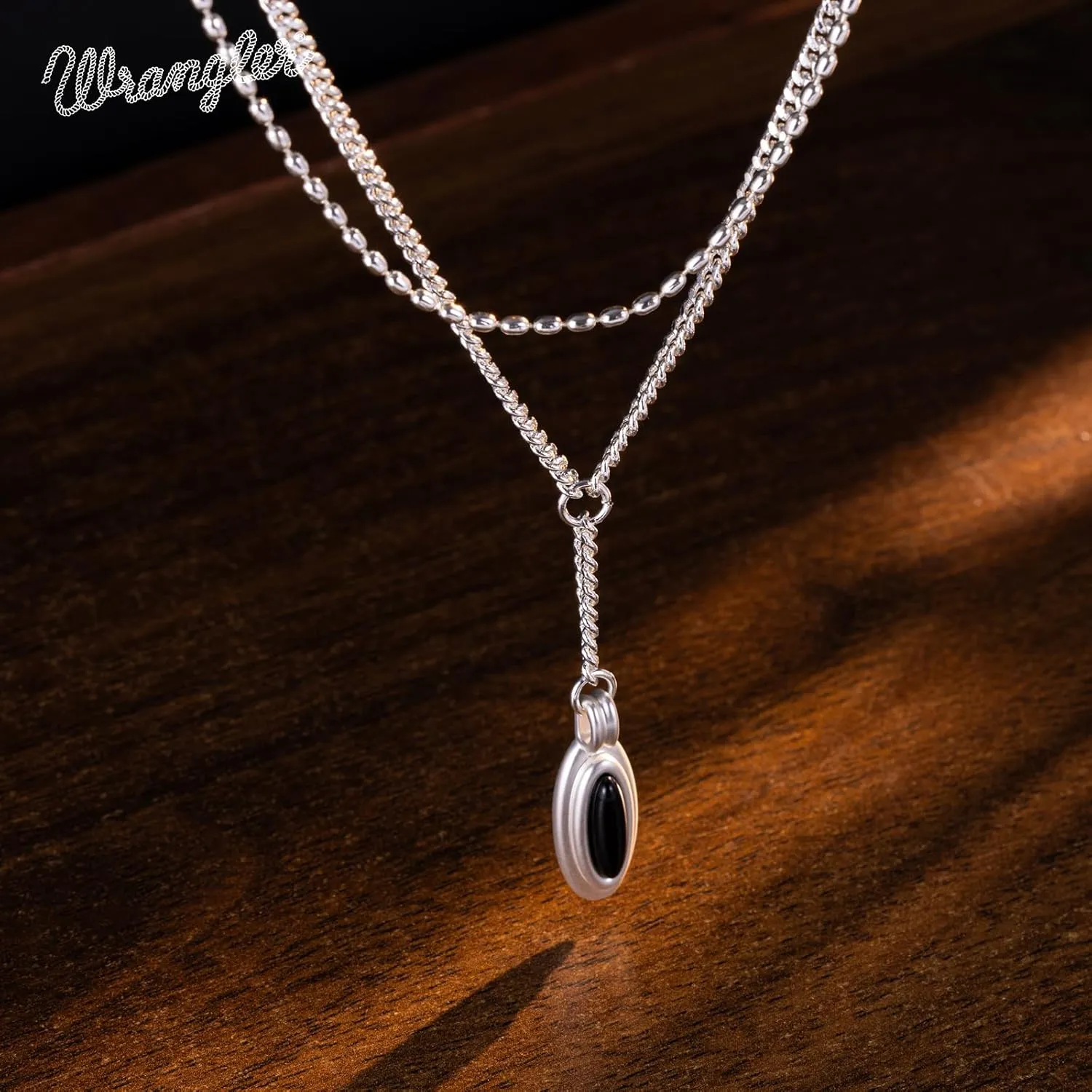 Montana West Wrangler Pendant Gold Necklace for Women, Fashion Jeweley, 18k Gold Necklaces for Women Jewelry
