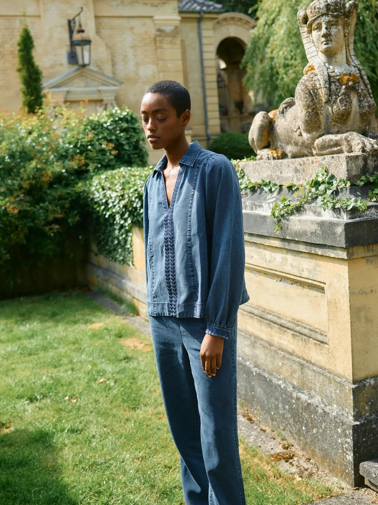Mos Mosh Fozi Denim Blouse