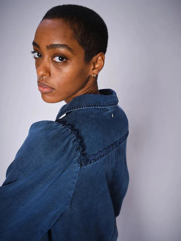 Mos Mosh Fozi Denim Blouse