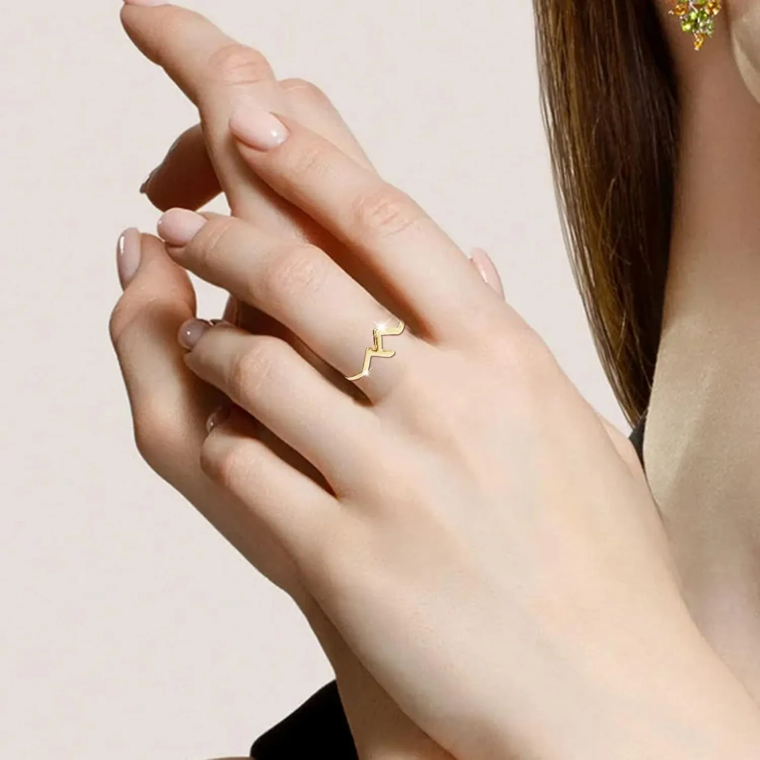 Mountain Shape Rings Stackable Anniversary Ring Engagement Ring for Women Minimalist Design Rings