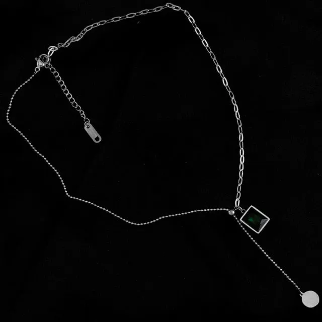 Multi Layer Chain Woman Rock Thick Chain Street Snap Necklace