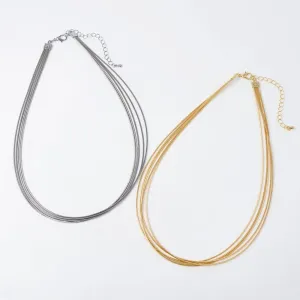 Multi Strand Layered Necklace
