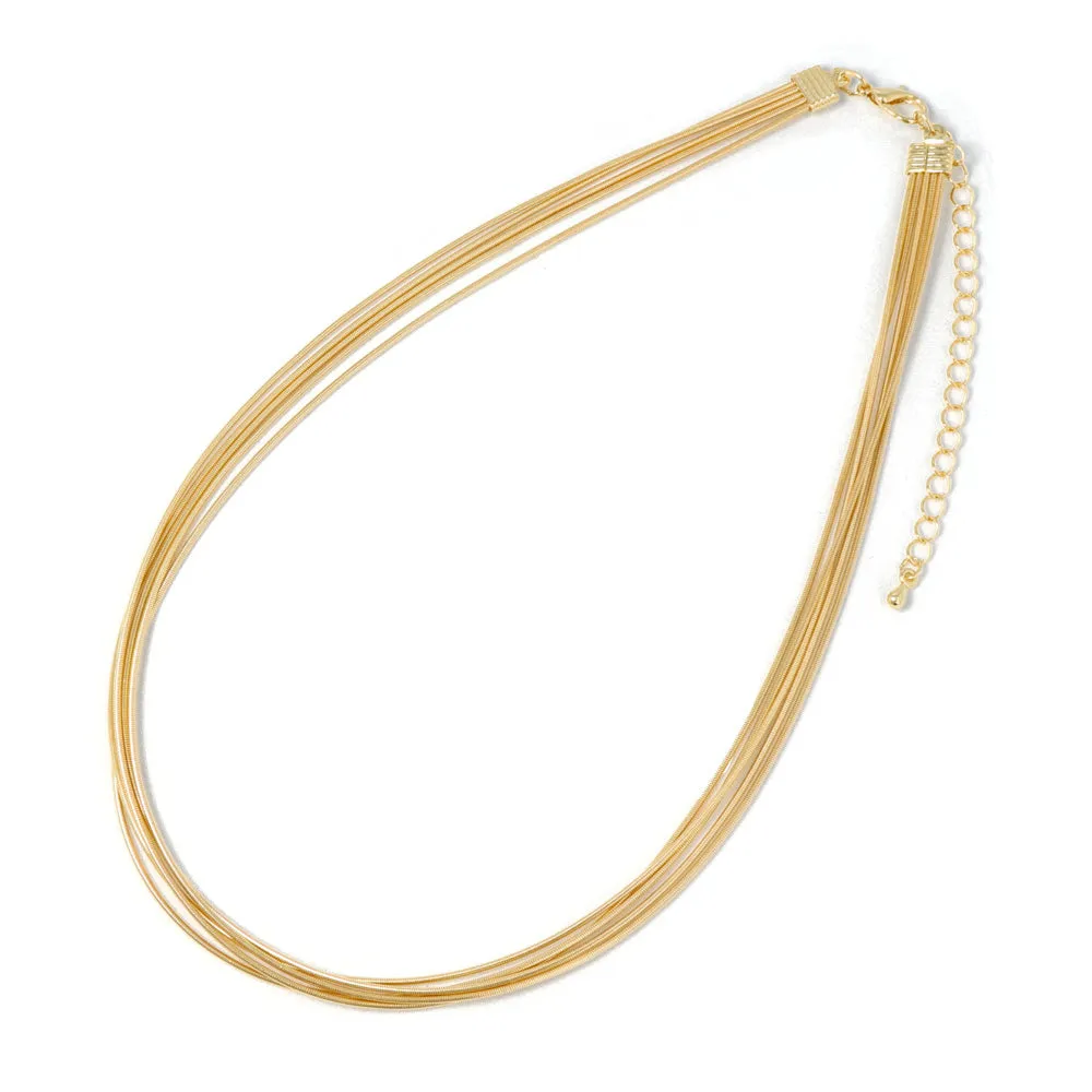 Multi Strand Layered Necklace