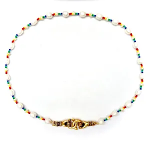my hand in hand pearl choker