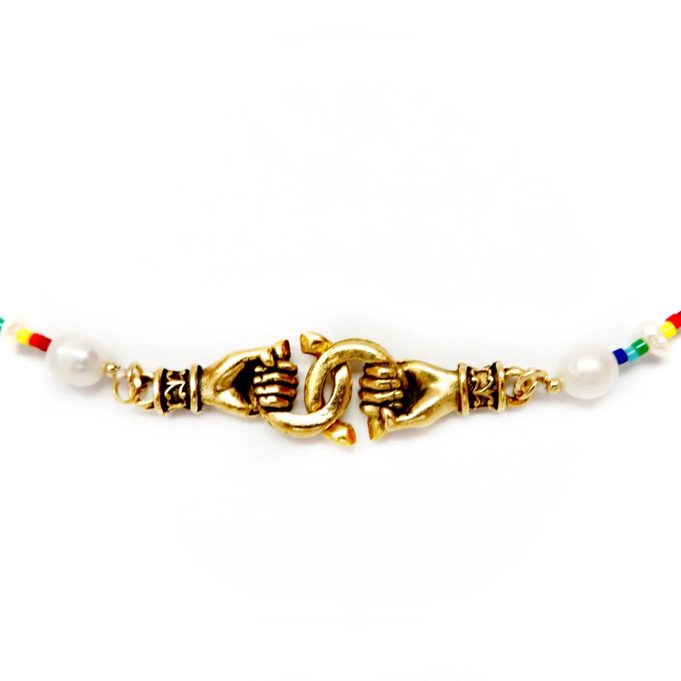 my hand in hand pearl choker