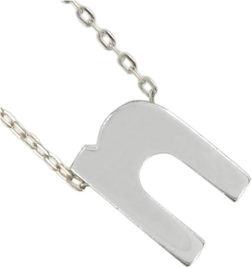 N Initial Letter Silver Tone Pendant Necklace Fashion Necklaces Trendy Accessories Stylish Additions