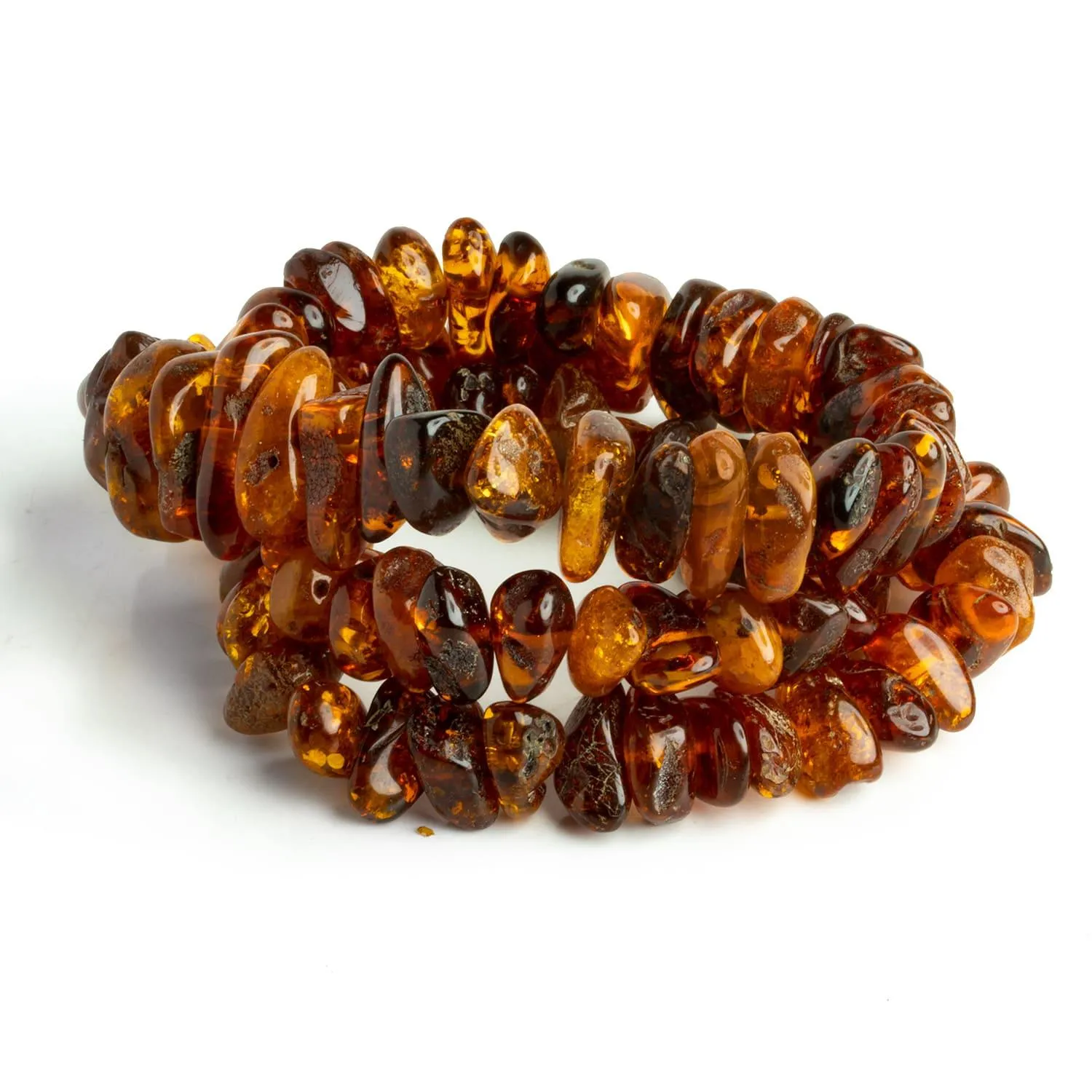 Natural Baltic Amber Plain Nugget Beads 25 inch 90 pieces