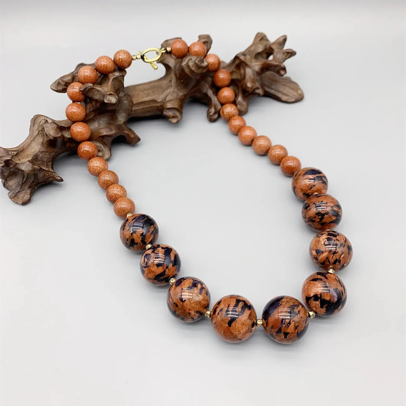 Natural  Sandstone Handmade Necklace