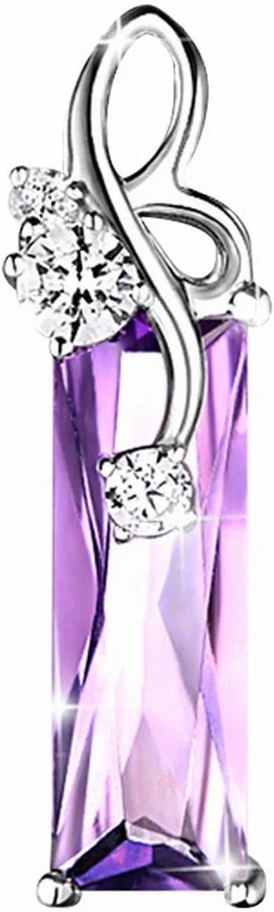 Necklaces for Women Trendy Chunky Large Heart Pendant Cubic Zirconia Necklace Cute Letter Initial Necklaces Handmade Necklaces Dainty Gold Necklace Jewelry Gifts Womens 925 Sterling Silver Necklace