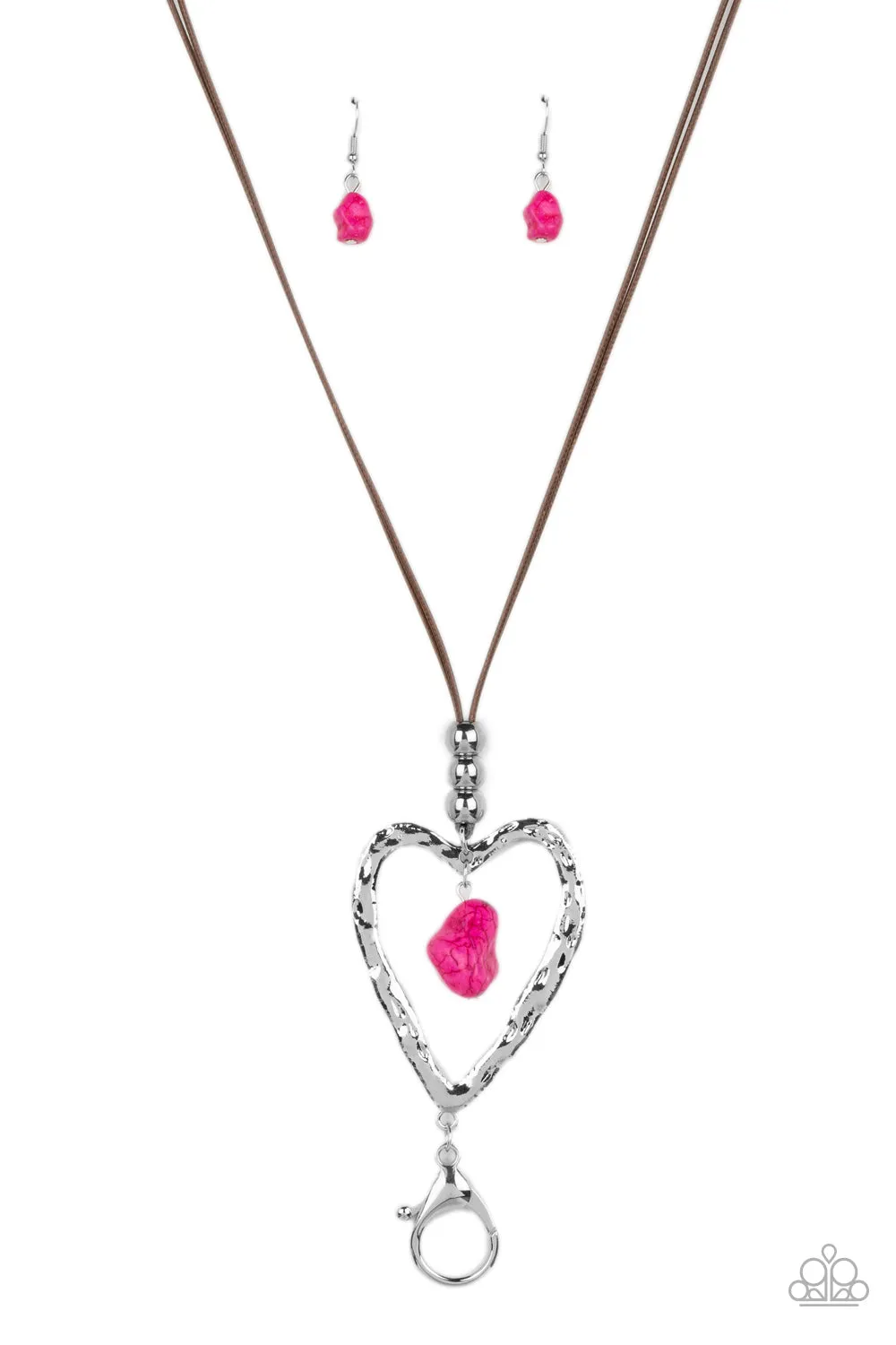 Necklaces Santa Fe Sweetheart - Pink Vday N2001 LANYARD