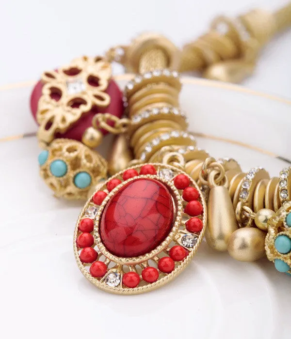 New Fashion accessories stone pendant short Elegant design necklace