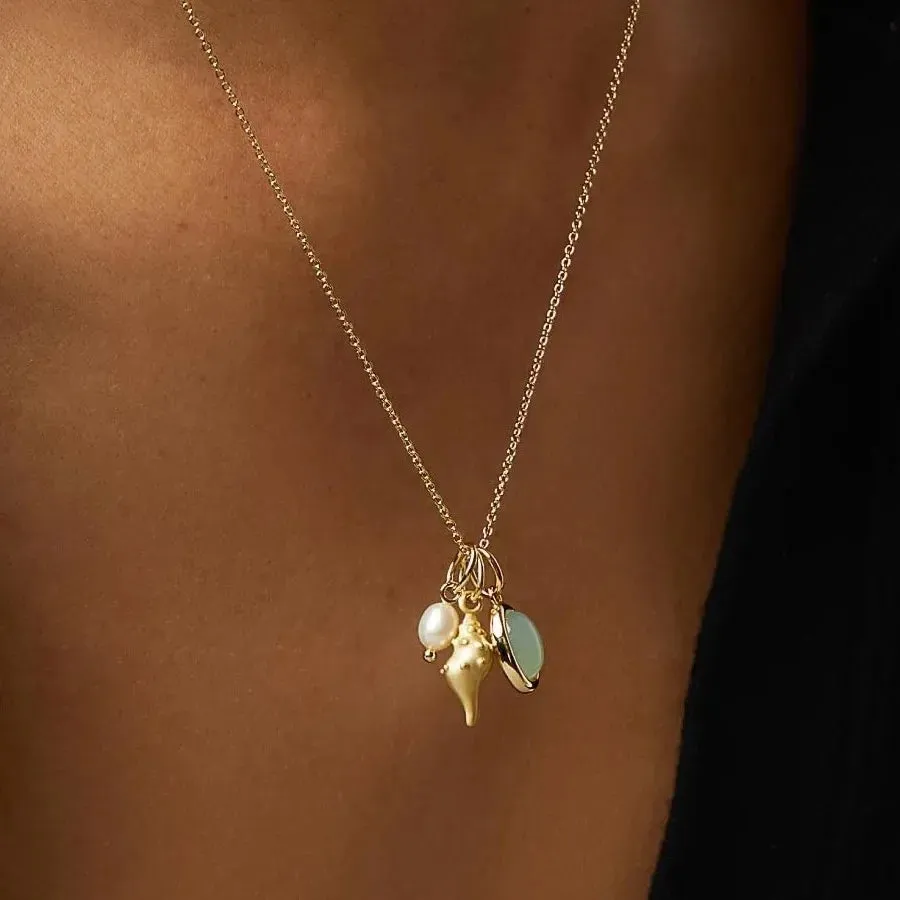 New Fashion Shell Necklaces for Women Clavicle Chain Jewelry