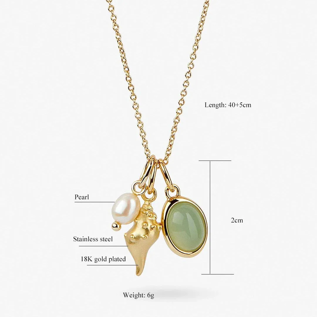 New Fashion Shell Necklaces for Women Clavicle Chain Jewelry