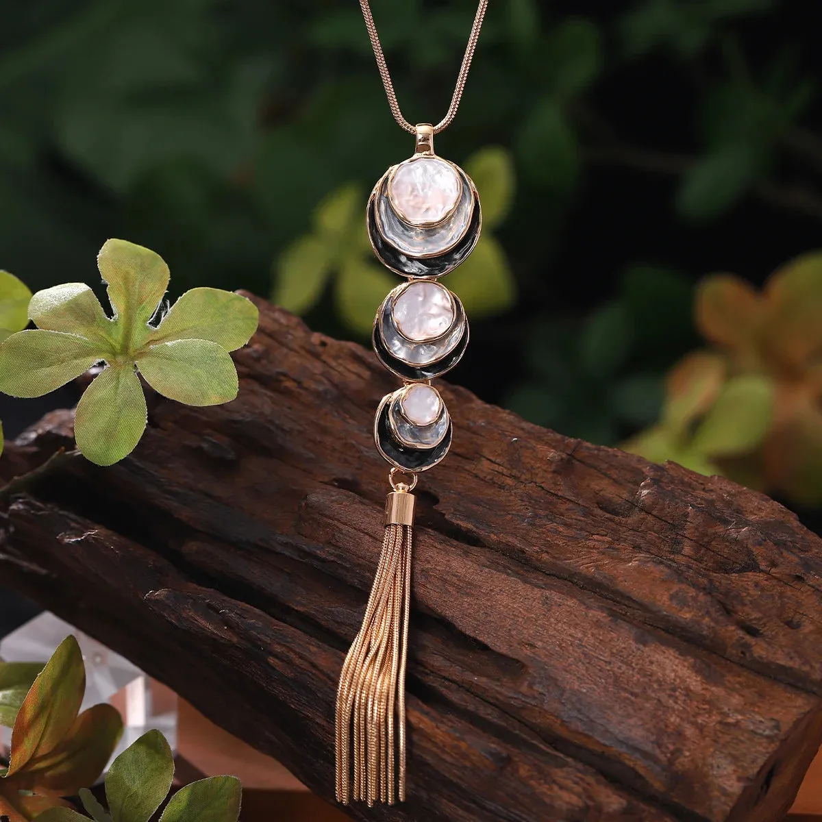 New Modern Unique Design Long Necklace