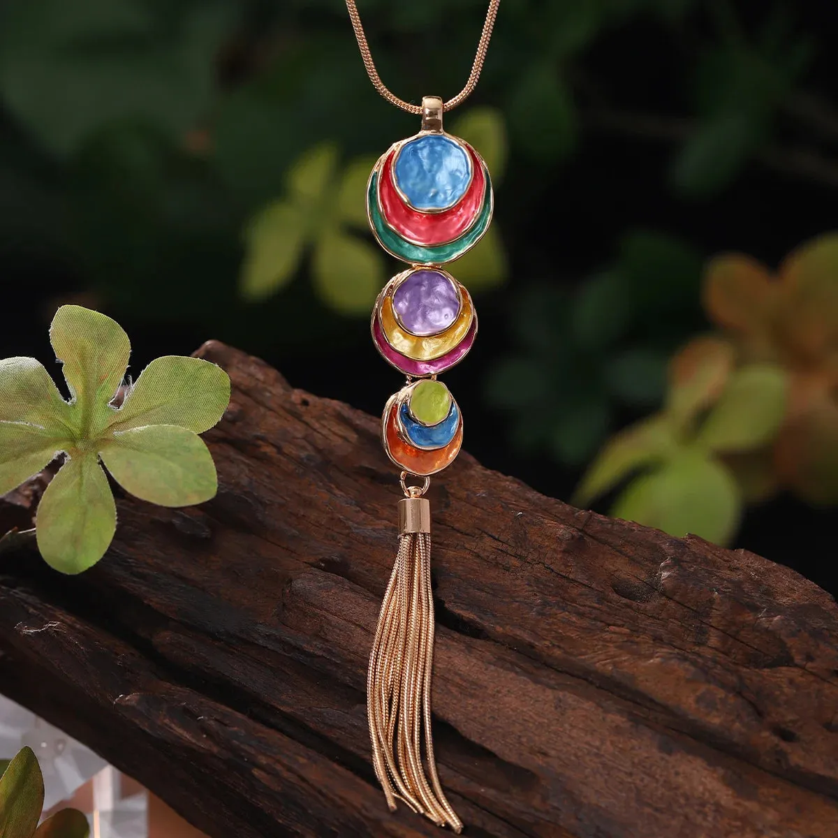 New Modern Unique Design Long Necklace