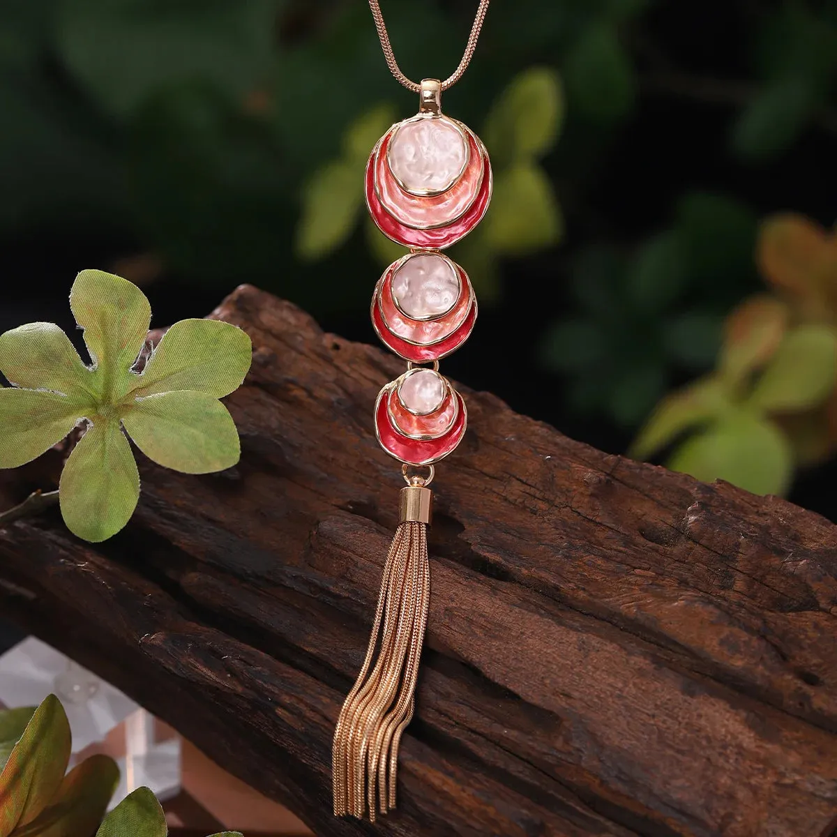 New Modern Unique Design Long Necklace