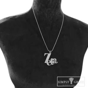 *NEW** Zeta D'OR Pendant Necklace (Stainless Steel)