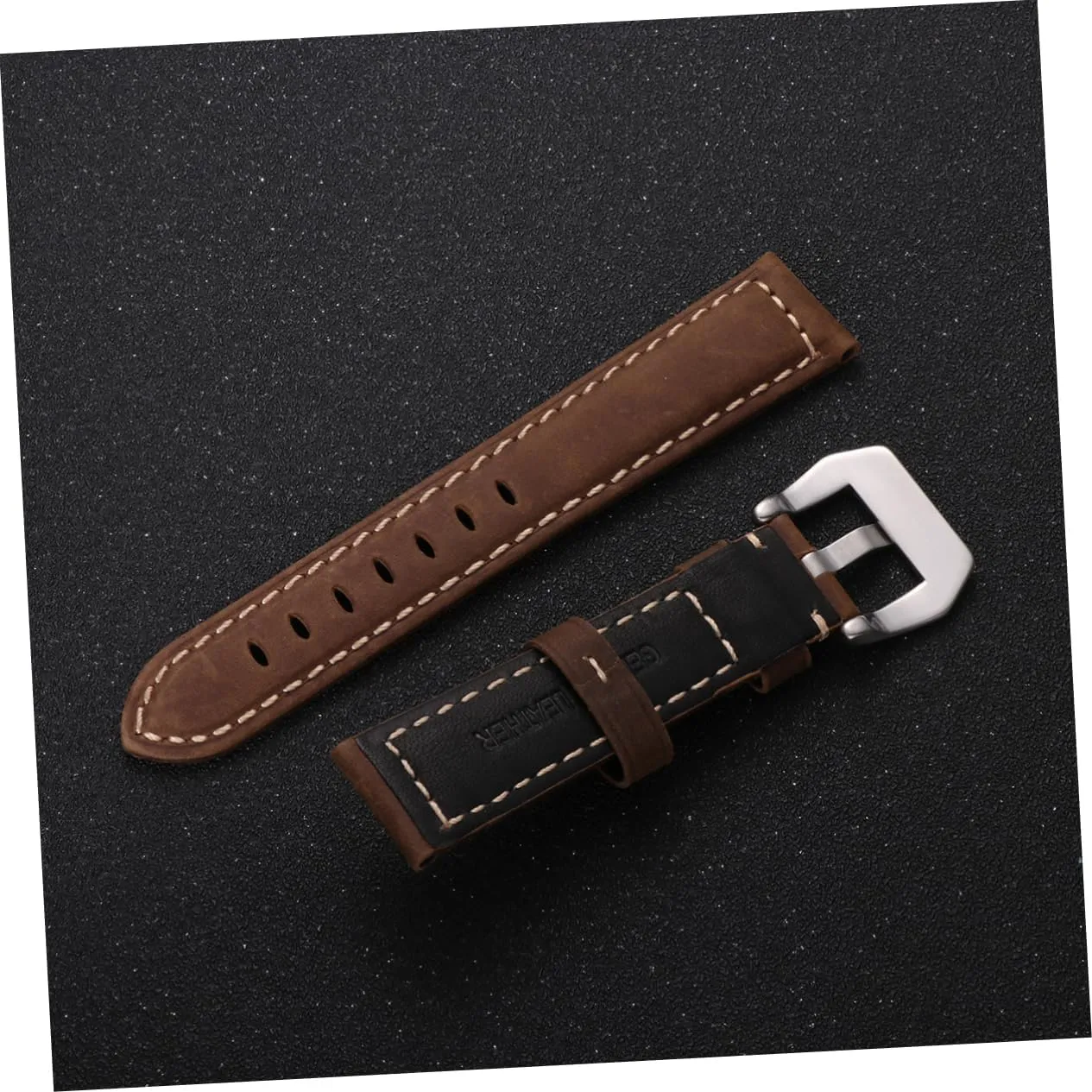 NOLITOY Retro Watchband for Large Dial Sports Watches Comfortable and Durable Wrist Strap Easy Installation