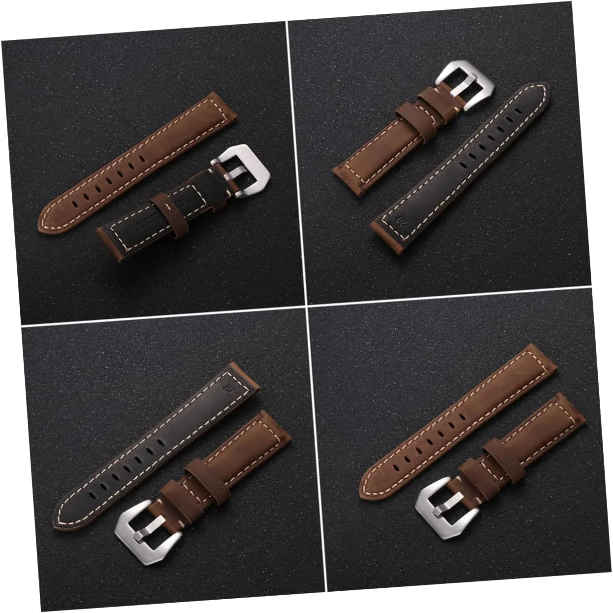 NOLITOY Retro Watchband for Large Dial Sports Watches Comfortable and Durable Wrist Strap Easy Installation