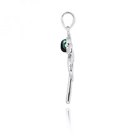 Palm Tree Necklace with Abalone Shell - Miami