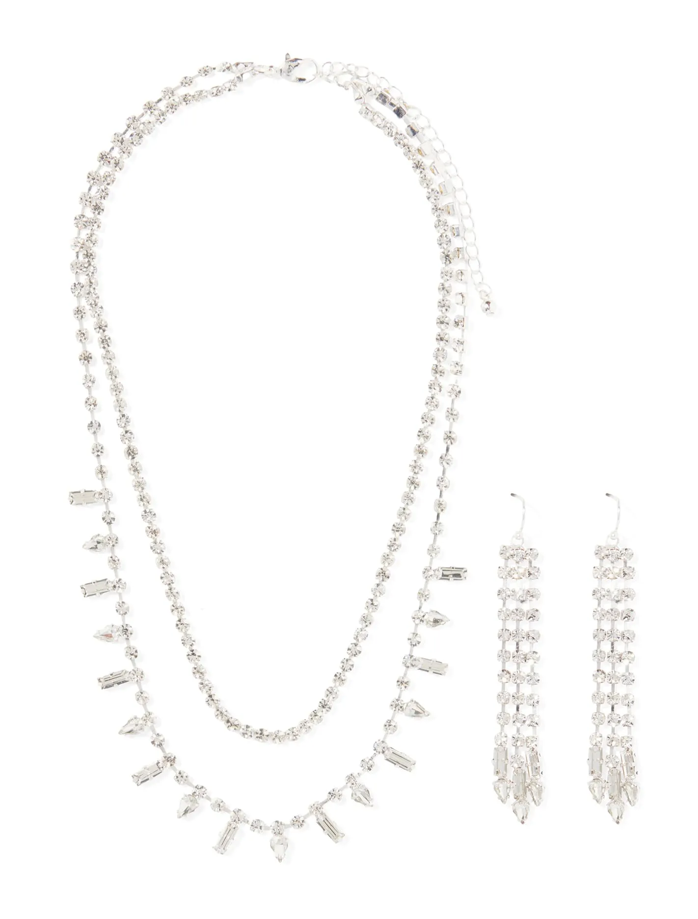Pamela Cupchain Ray Necklace & Earrings Set