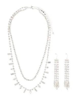 Pamela Cupchain Ray Necklace & Earrings Set