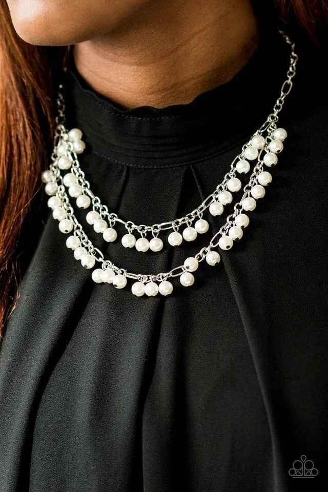 Paparazzi Necklace - Beauty Shop Fashion - White