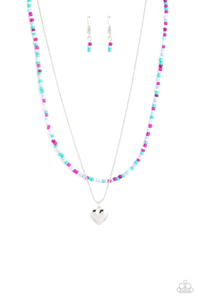 Paparazzi Necklace ~ Candy Store - Blue