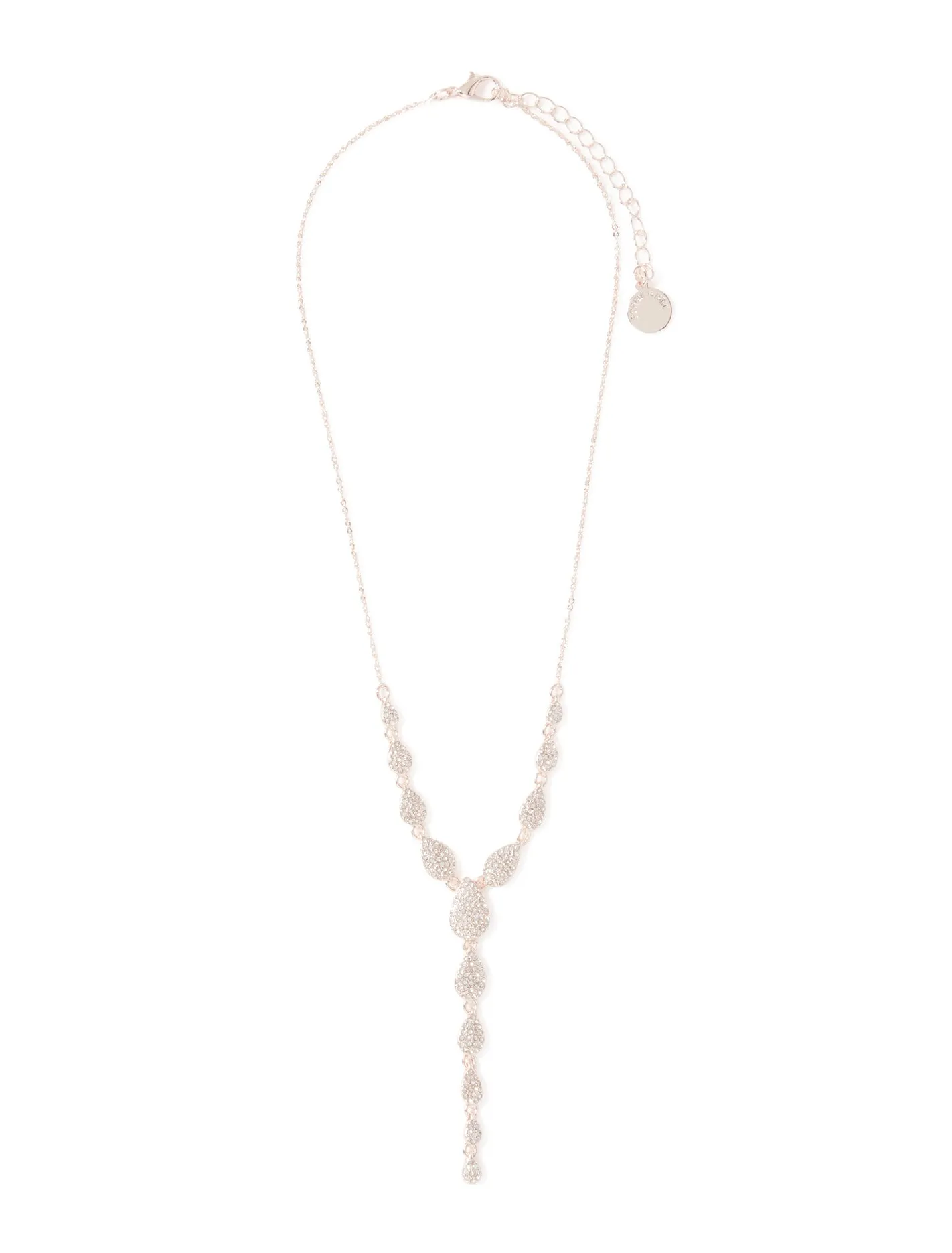 Perrie Pave Drop Necklace