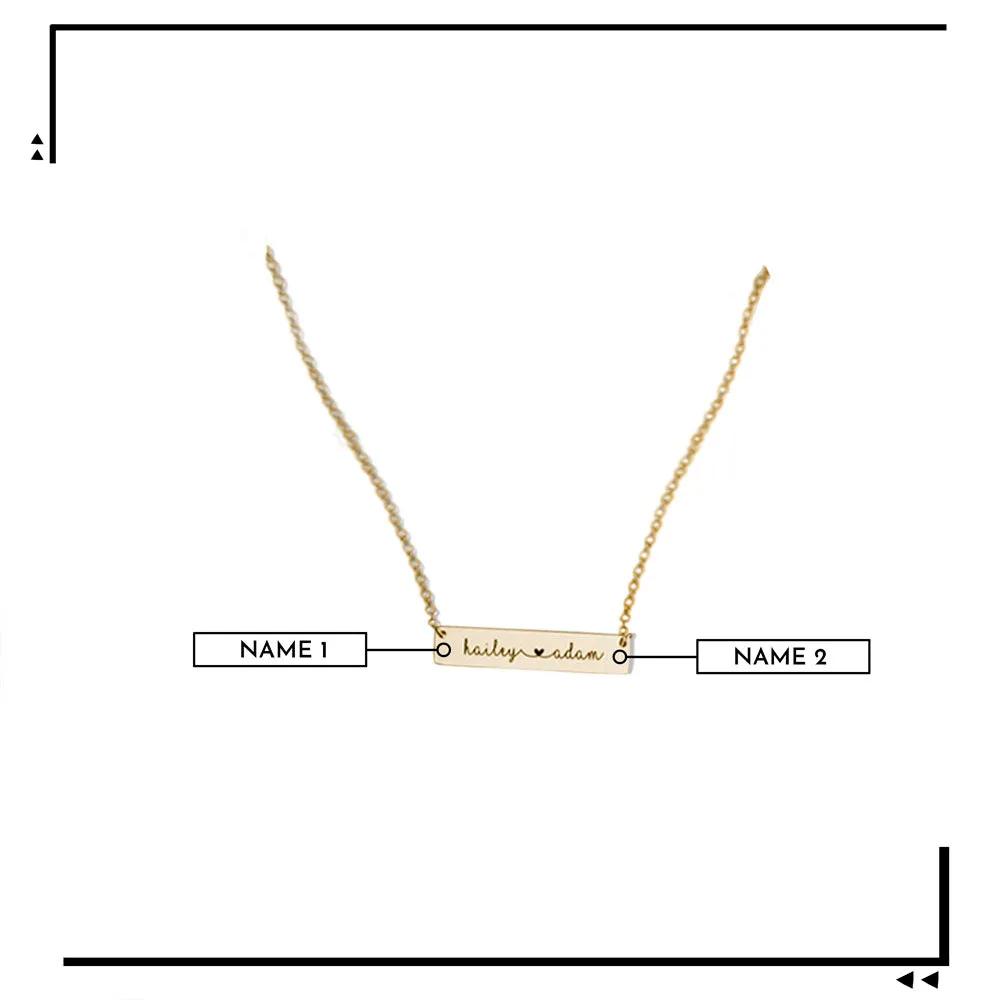 Personalized Beautiful Necklace for couple