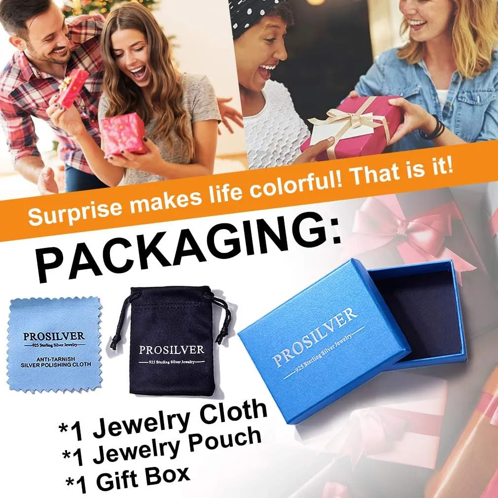 Personalized Photo Locket Necklace for Women, Customized Photo/Text, Stainless Steel/925 Sterling Silver, Come with Box