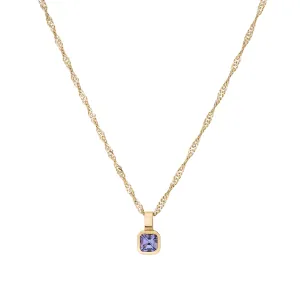 Petite Iris Asscher Charm