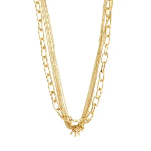 PILGRIM Pause Cable & Curb Chains Necklace