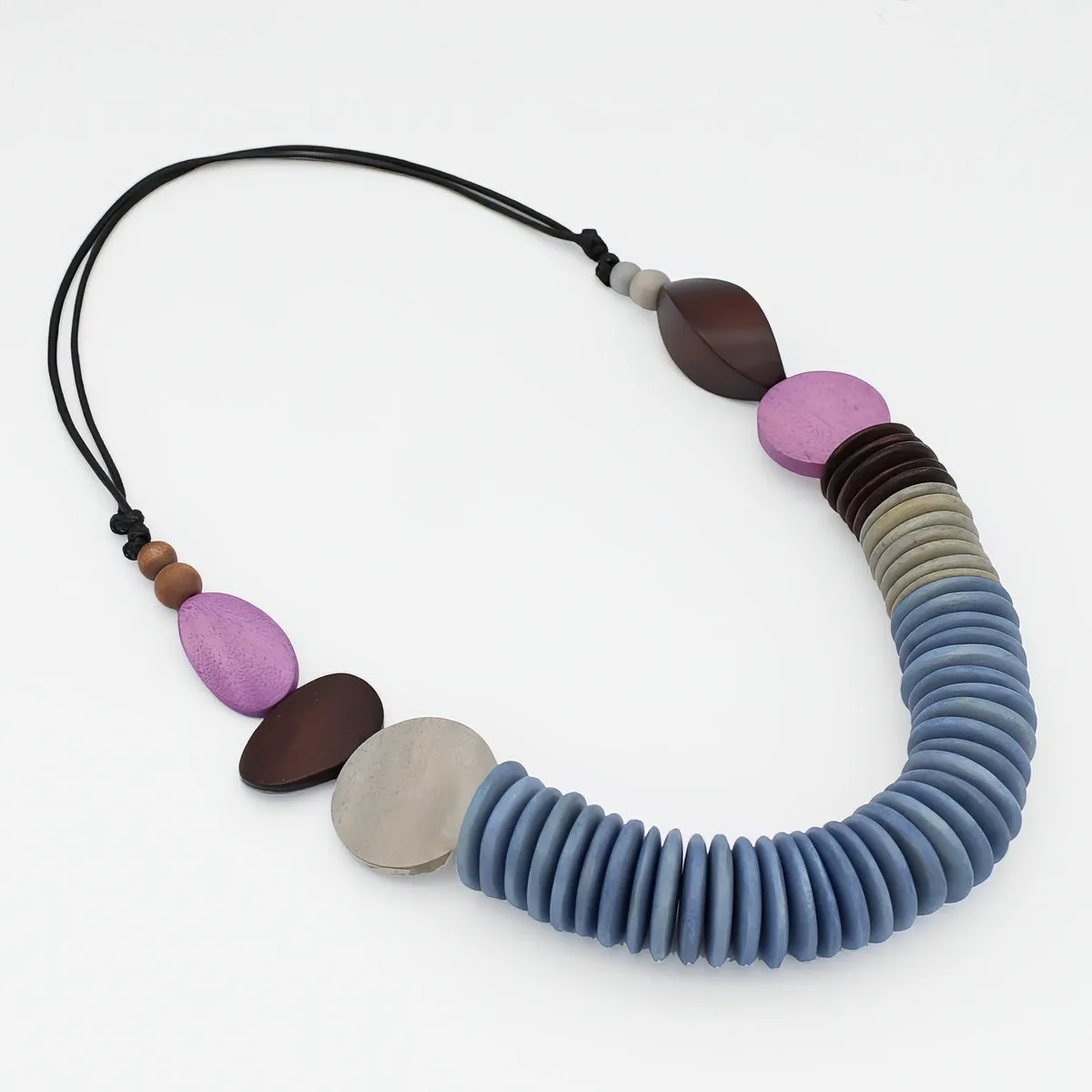 Pink and Blue Calista Statement Necklace
