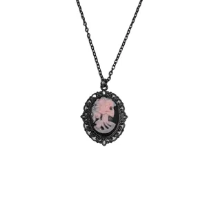 Pink Lolita Cameo Necklace