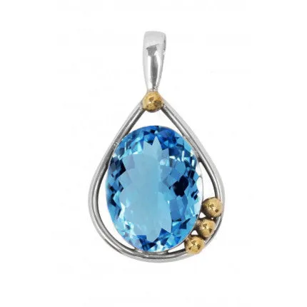 Poppy Pendant Small in various gemstones