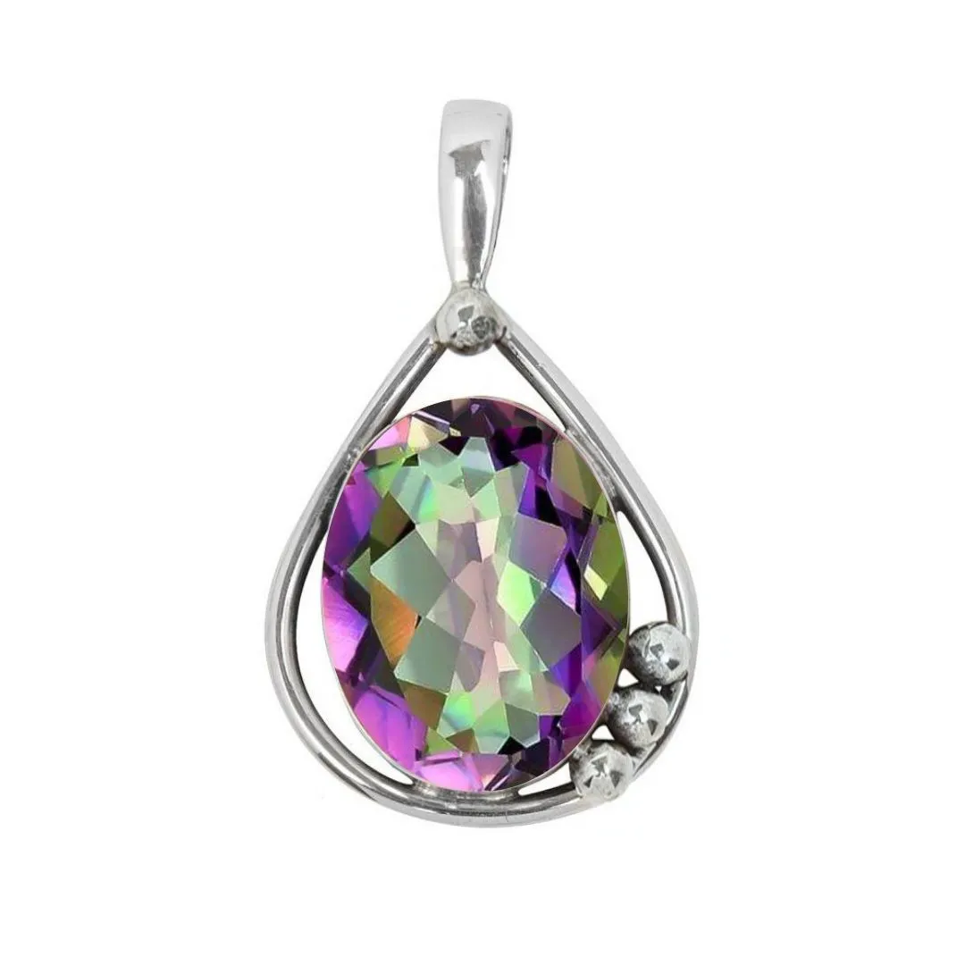 Poppy Pendant Small in various gemstones