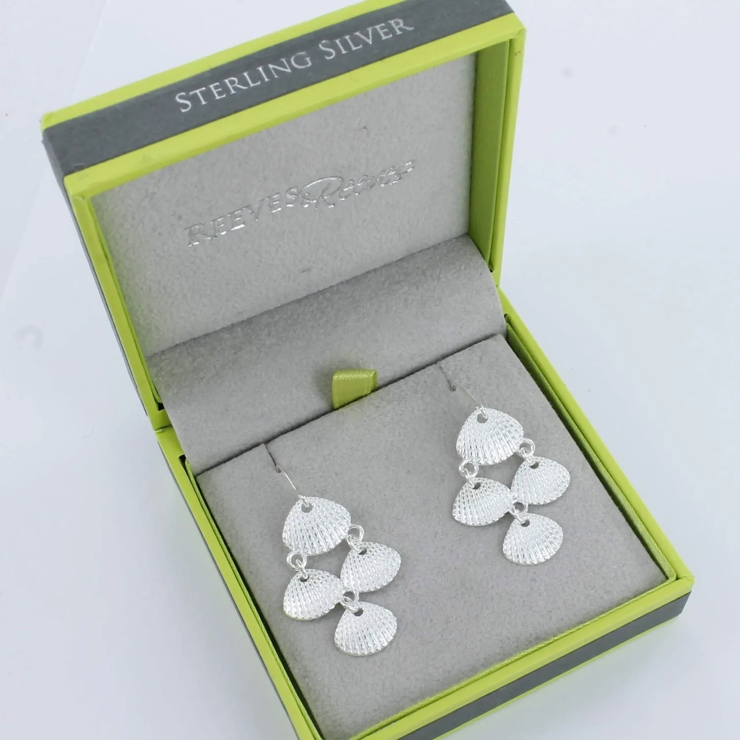 Pretty Scallop Shell Drop Earrings