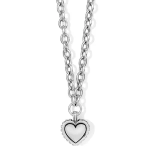 Pretty Tough Bold Heart Necklace - JM6670