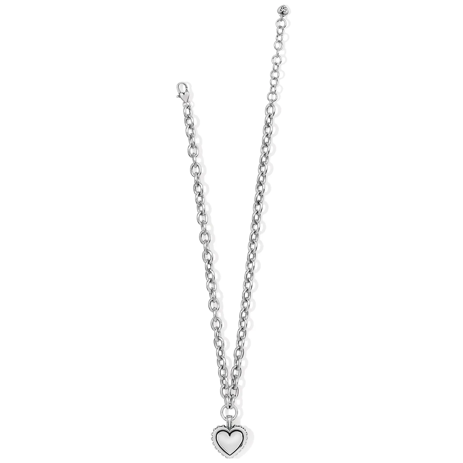 Pretty Tough Bold Heart Necklace - JM6670
